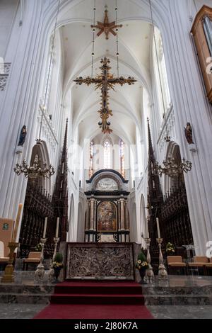 Die Himmelfahrt der Jungfrau, auch Himmelfahrt der Heiligen Jungfrau vom Maler Peter Paul Rubens in der Kathedrale unserer Lieben Frau, Antwerpen, Belgien, Europa Stockfoto