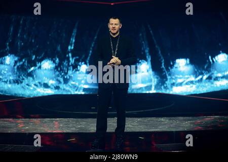 Turin, Italien, 11/05/2022, Alessandro Catelan während des Eurvision Song Contest 2022, zweites Halbfinale - Generalprobe am 11. Mai 2022 im Pala Olimpico in Turin, Italien. Foto Nderim Kaceli Stockfoto