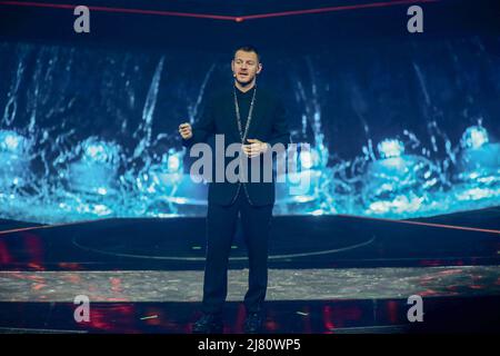 Turin, Italien, 11/05/2022, Alessandro Catelan während des Eurvision Song Contest 2022, zweites Halbfinale - Generalprobe am 11. Mai 2022 im Pala Olimpico in Turin, Italien. Foto Nderim Kaceli Stockfoto