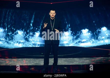 Turin, Italien, 11/05/2022, Alessandro Catelan während des Eurvision Song Contest 2022, zweites Halbfinale - Generalprobe am 11. Mai 2022 im Pala Olimpico in Turin, Italien. Foto Nderim Kaceli Stockfoto