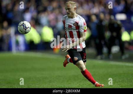 SHEFFIELD, GROSSBRITANNIEN. MAI 9. Alex Pritchard von Sunderland von Sunderland während des Halbfinales 2. der Sky Bet League 1Play zwischen Sheffield Wednesday und Sunderland in Hillsborough, Sheffield, am Montag, den 9.. Mai 2022. (Kredit: Mark Fletcher | MI News) Kredit: MI Nachrichten & Sport /Alamy Live News Stockfoto