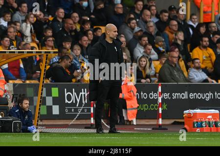 Josep Guardiola Manager von Manchester City während des Spiels Stockfoto