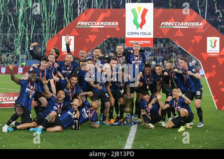 Rom, Italien, 11.. Mai 2022. Während des Coppa Italia-Spiels im Stadio Olimpico, Rom. Bildnachweis sollte lauten: Jonathan Moscrop / Sportimage Stockfoto