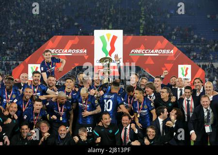 Rom, Italien, 11.. Mai 2022. Während des Coppa Italia-Spiels im Stadio Olimpico, Rom. Bildnachweis sollte lauten: Jonathan Moscrop / Sportimage Stockfoto