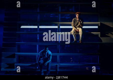 Turin, Italien. 11.. Mai 2022. Während des Eurvision Song Contest 2022, zweites Halbfinale - Generalprobe am 11. Mai 2022 im Pala Olimpico in Turin, Italien. Foto Nderim Kaceli Kredit: Unabhängige Fotoagentur/Alamy Live Nachrichten Stockfoto