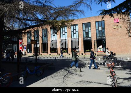 Die lebendige Kunstzone 798 in Chaoyang, Peking, China. Stockfoto