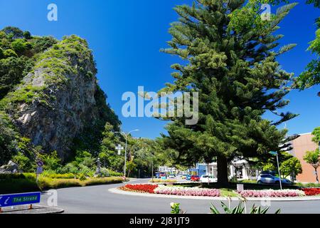 Whakatane CBD, eine Stadt in der Region Bay of Plenty in Neuseeland Stockfoto