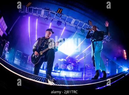 Skunk Anansie live im Konzert in der O2 Academy Birmingham, 25live@25. April 2022 Stockfoto