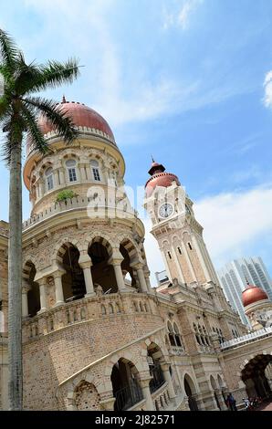 Bangunan Sultan Abdul Samad Stockfoto