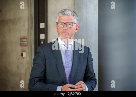 Berlin, Deutschland. 12.. Mai 2022. Andrij Melnyk, Botschafter der Ukraine in Deutschland, fotografiert im Bundestag in Berlin. Quelle: Michael Kappeler/dpa/Alamy Live News Stockfoto
