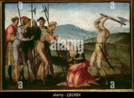 Porträt eines Ritter von Malta, möglicherweise Fra Antonio Martelli, 1607-08 (Öl auf Leinwand) von Caravaggio, Michelangelo Merisi da (1571-1610); 118.5x95,5 cm; Palazzo Pitti, Florenz, Italien; Italienisch, nicht urheberrechtlich geschützt. Stockfoto