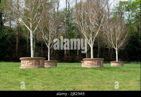 Jain-Tempel (Derasar) in Potters Bar, Großbritannien Stockfoto