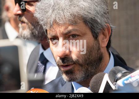 Neapel, Italien. 12.. Mai 2022. Roberto Fico, Präsident der Abgeordnetenkammer. Kredit: Unabhängige Fotoagentur/Alamy Live Nachrichten Stockfoto