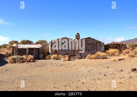 Ehemaliges Sanatorium in den canadas von teneriffa, im Nationalpark teide Vulkan Stockfoto