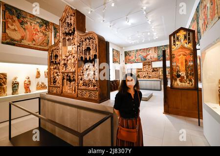 WIEDERERÖFFNUNG DES CLUNY MUSEUMS PARIS Stockfoto