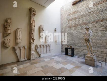 WIEDERERÖFFNUNG DES CLUNY MUSEUMS PARIS Stockfoto