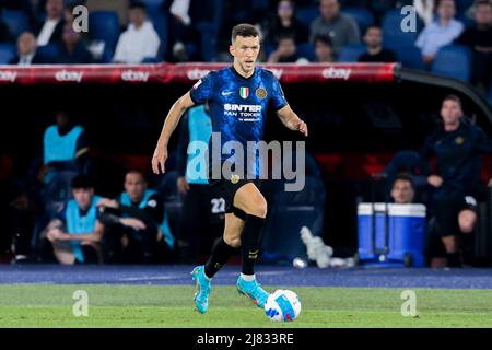 Der kroatische Mittelfeldspieler Ivan Perisic kontrolliert den Ball während des Coppa Italia-Finales zwischen Juventus und Inter am 11. Mai 2022 im Olimpico-Stadion in Rom, im Zentrum Italiens. InterÕs Stockfoto