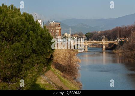 Prato, Toskana. Hauptstadt der gleichnamigen Provinz in der Toskana Stockfoto