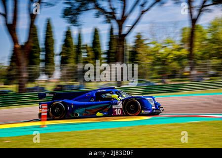 Imola, Italien - 12/05/2022, 10 CLOET Tom (bel), LLOVERAS Xavier (Spa), VAN BERLO Glen (nld), Eurointernational, Ligier JS P320 - Nissan, Aktion während der 4 Stunden von Imola 2022, 2. Lauf der 2022 European Le Mans Series auf dem Imola Circuit vom 12. Bis 15. Mai in Imola, Italien - Foto Paulo Maria / DPPI Stockfoto