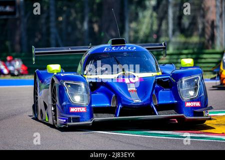 Imola, Italien - 12/05/2022, 10 CLOET Tom (bel), LLOVERAS Xavier (Spa), VAN BERLO Glen (nld), Eurointernational, Ligier JS P320 - Nissan, Aktion während der 4 Stunden von Imola 2022, 2. Lauf der 2022 European Le Mans Series auf dem Imola Circuit vom 12. Bis 15. Mai in Imola, Italien - Foto Paulo Maria / DPPI Stockfoto