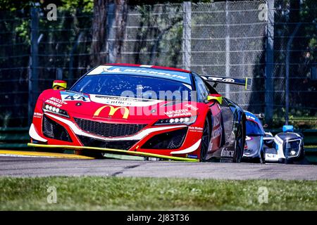 44 BIRKE Gustav (dnk), MOLLER Jens (dnk), GMB Motorsport, Honda NSX GT3, Aktion während des 2.. Michelin Le Mans Cup 2022 auf dem Imola Circuit vom 12. Bis 14. Mai in Imola, Italien - Foto: Paulo Maria/DPPI/LiveMedia Stockfoto