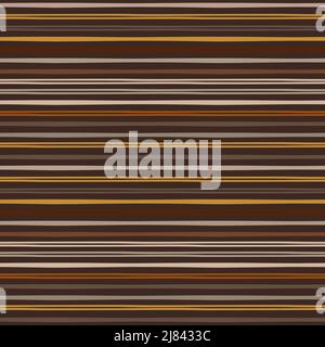 Abstraktes, handgezeichnetes Streifenmuster. Nahtloser Hintergrund Stock Vektor