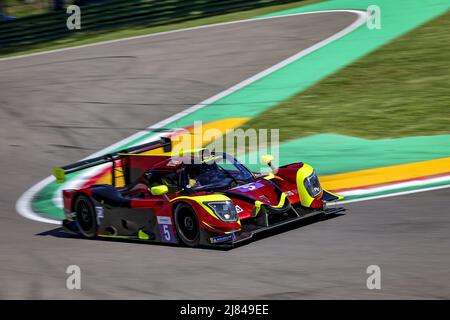 05 ADCOCK Nick (gbr), JENSEN Michael (dnk), KAPADIA Alex (gbr), RLR Msport, Ligier JS P320 - Nissan, Aktion während der 4 Stunden von Imola 2022, 2. Lauf der European Le Mans Series 2022 auf dem Imola Circuit vom 12. Bis 15. Mai in Imola, Italien - Foto: Paulo Maria/DPPI/LiveMedia Stockfoto