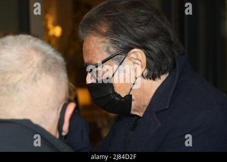 Al Pacino wurde im Palazzo Parigi für die Dreharbeiten zum ‘House of Gucci’ in Mailand, Italien entdeckt. Mit: Al Pacino wo: Mailand, Italien Wann: 12. März 2021 Credit: Mairo Cinquetti/WENN Stockfoto