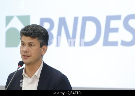 Brasilianischer Ökonom Gustavo Montezano, Präsident der staatlichen Bank für soziale und wirtschaftliche Entwicklung BNDES Stockfoto