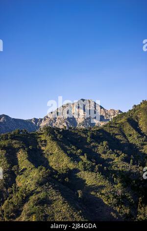 Ventana Double Cone vom Pine Ridge Trail in Big Sur CA aus gesehen Stockfoto