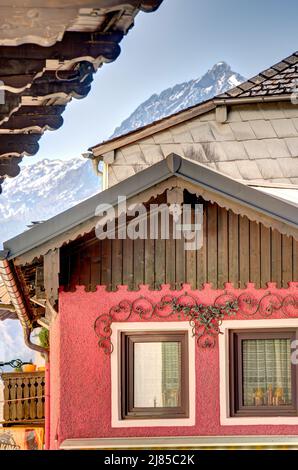 St. Wolfgang, Österreich, HDR-Bild Stockfoto