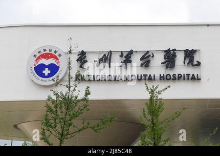 ZUNYI, CHINA - 12. MAI 2022 - ein Foto vom 12. Mai 2022 zeigt die bevorstehende Operation des Kweichhow Moutai Krankenhauses in Zunyi, Provinz Guizhou, Stockfoto