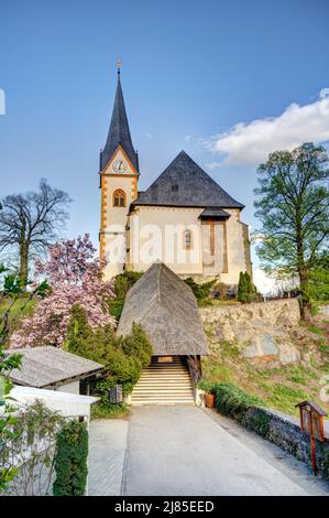 Maria Worth, Österreich, HDR-Bild Stockfoto