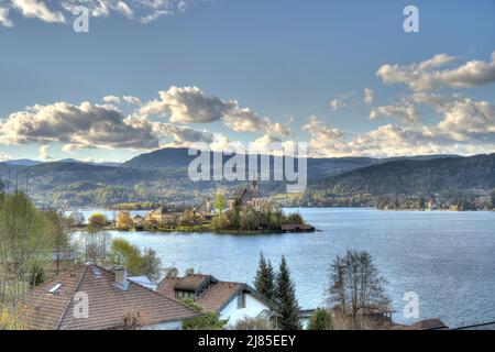 Maria Worth, Österreich, HDR-Bild Stockfoto