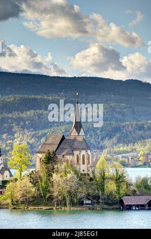Maria Worth, Österreich, HDR-Bild Stockfoto