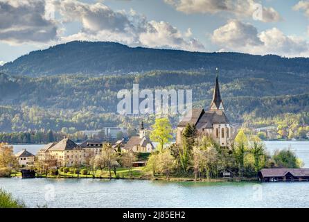 Maria Worth, Österreich, HDR-Bild Stockfoto