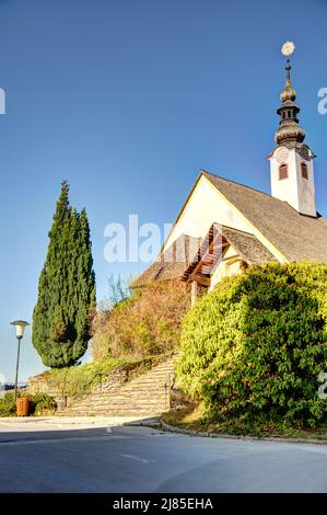 Maria Worth, Österreich, HDR-Bild Stockfoto