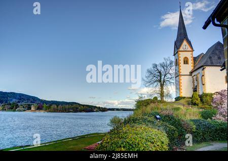 Maria Worth, Österreich, HDR-Bild Stockfoto