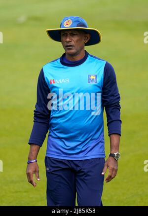 Ruwan Kalpage, Trainer der Sri Lanka Development Squad, während des ersten Tages der Sri Lanka Development XI Tour of England beim Ageas Bowl in Southampton. Stockfoto