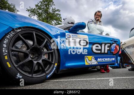 DE GROODT Stephane Edwin (bel), Chazel Technologie Course, Alpine A110 CUP, Portrait während der 2. Runde des Alpine Europa Cup 2022, vom 13. Bis 15. Mai auf dem Circuit de Nevers Magny-Cours in Magny-Cours, Frankreich - Foto Marc de Mattia / DPPI Stockfoto