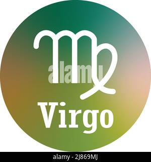 Sternzeichen- oder Symbolvektordarstellung. Stock Vektor