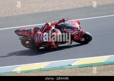 Buti Circuit, Circuit de la Sarthe, Le Mans, Frankreich am 13. Mai 2022 #63 Francesco Bagnaia, Italienisch:Ducati Lenovo Team während des SHARK GRAND PRIX DE FRANCE, Graham holt Stockfoto