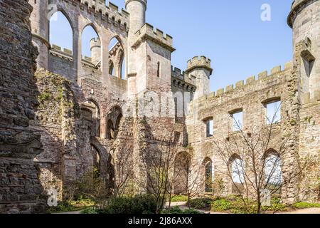 Lowther Castle im English Lake District National Park in der Nähe von Penrith, Cumbria, England Stockfoto