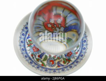 Nahaufnahme des türkischen Kaffees auf einem Hintergrund Stockfoto