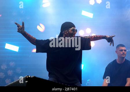 13. März 2015, Turin, Turin, Italien: Das Kalush Orchestra vertritt die Ukraine beim Eurovision Song Contest 2022 in Turin mit dem Lied „Stefania“ (Bildquelle: © Daniela Parra Saiani/Pacific Press via ZUMA Press Wire) Stockfoto