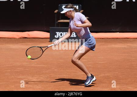 Rom, Italien. 13.. Mai 2022. 13.. Mai 2022; Foro Italico, Rom, Italien: WTA Rome Italyan Open Tennis Turnier, Viertelfinale; Amanda Anisimova (USA) Credit: Action Plus Sports Images/Alamy Live News Stockfoto