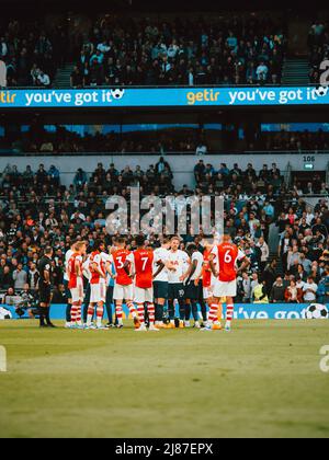 Tottenham Hotspur gegen Arsenal North London Derby, 2022 Stockfoto