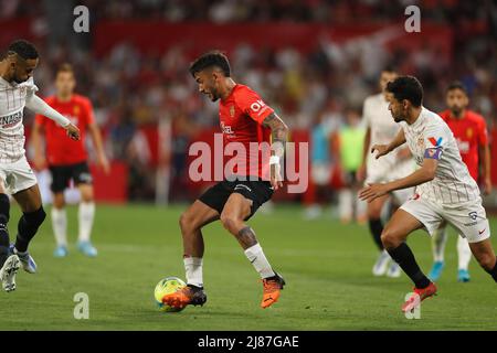 Sevilla, Spanien. 11.. Mai 2022. Antonio Sanchez (Mallorca) Fußball: Spanisches Spiel „La Liga Santander“ zwischen dem FC Sevilla 0-0 RCD Mallorca im Estadio Ramon Sanchez-Pizjuan in Sevilla, Spanien. Quelle: Mutsu Kawamori/AFLO/Alamy Live News Stockfoto