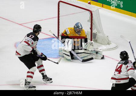 Helsinki, Finnland. 13.. Mai 2022. IIHF-Finnland während der Weltmeisterschaft - Deutschland gegen Kanada, Eishockey in Helsinki, Finnland, Mai 13 2022 Quelle: Independent Photo Agency/Alamy Live News Stockfoto