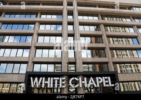 Bürogebäude der White Chapel im Londoner Stadtteil Tower Hamlets Stockfoto